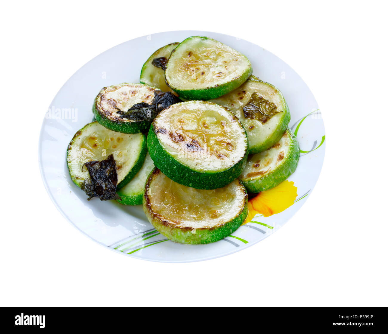 Zucchini con Salvia Stockfoto