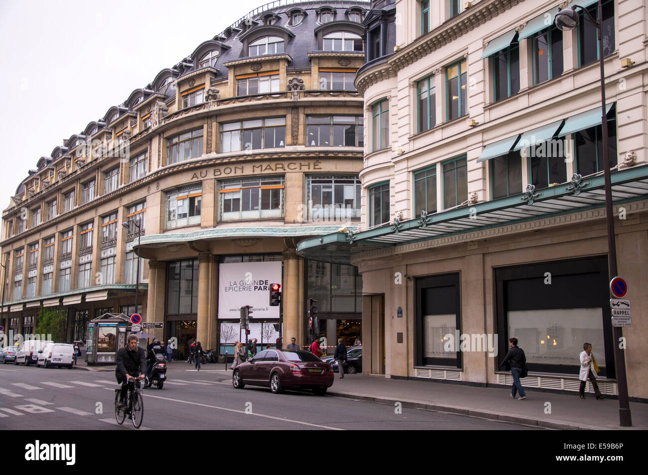 Au Bon Marche Kaufhaus in Paris Frankreich Stockfoto