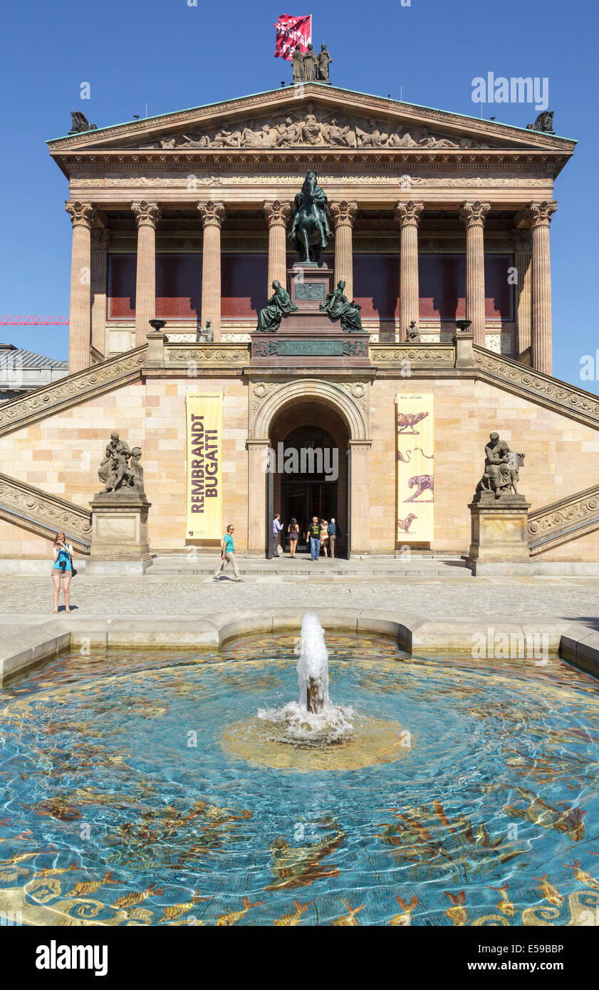 Alte Nationalgalerie, Berlin, Deutschland Stockfoto