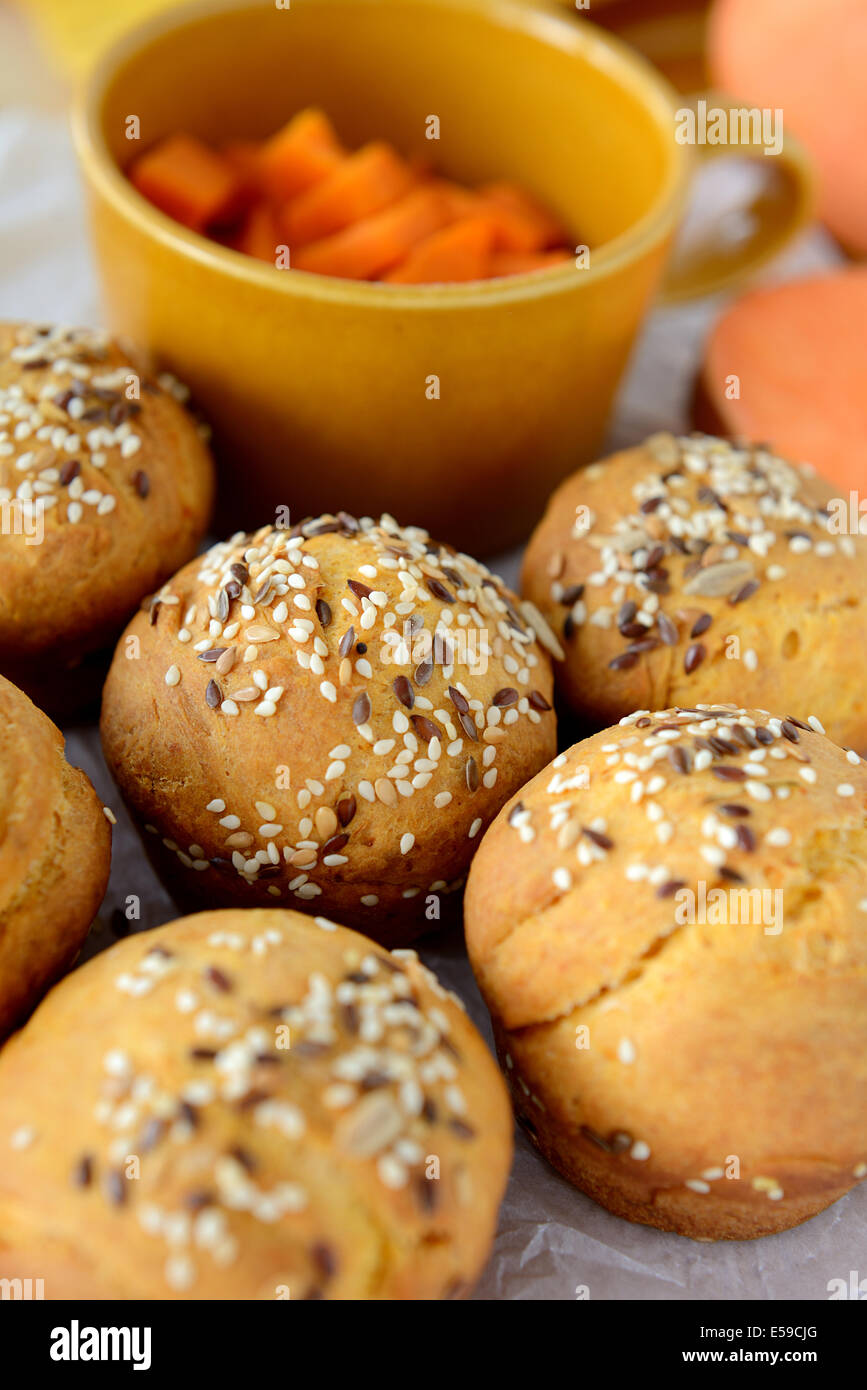 Batata-Brötchen Stockfoto