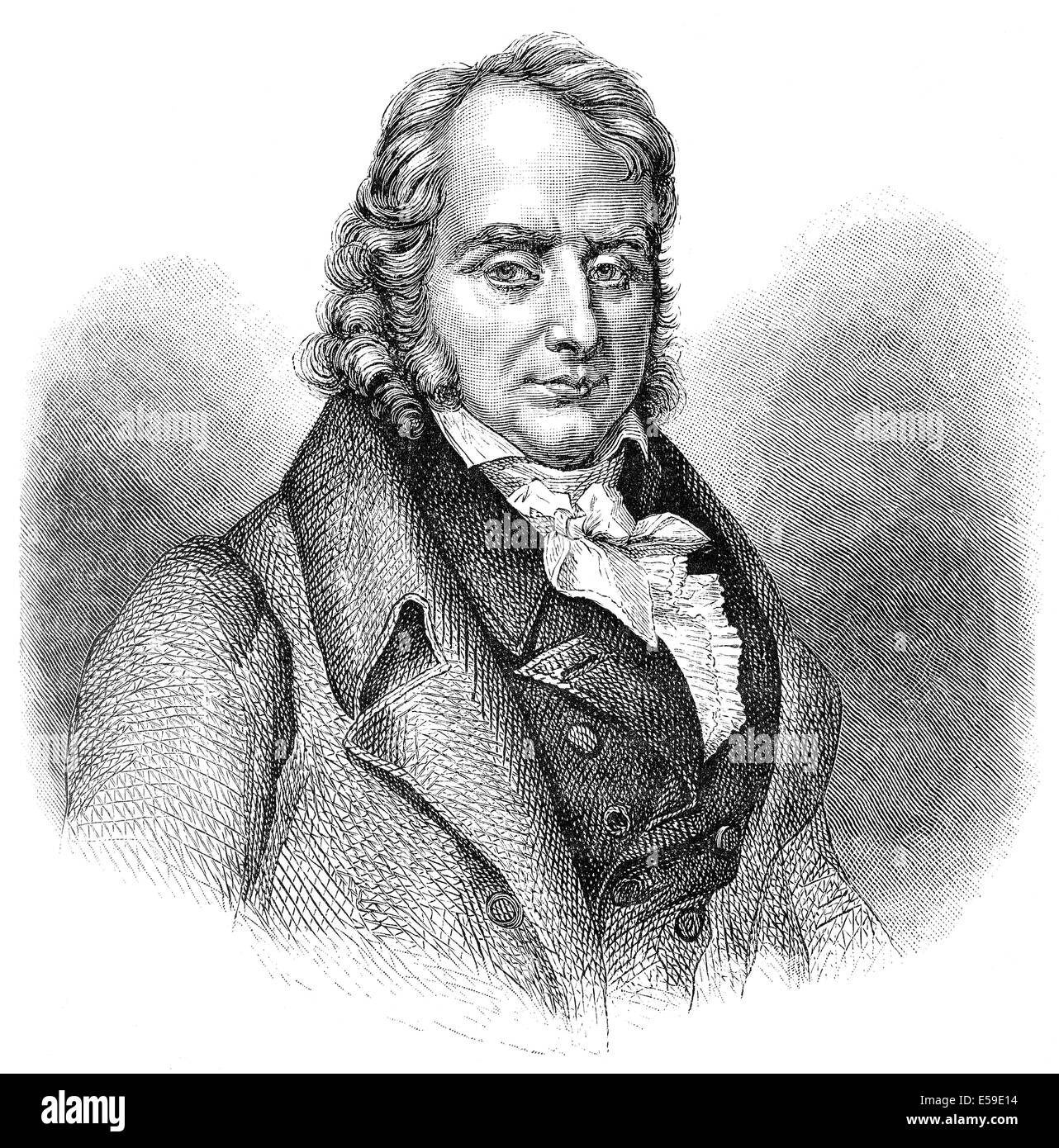 Benjamin Constant oder Henri-Benjamin konstante de Rebecque, 1767-1830, ein schweizerisch-französischen Politiker, Schriftsteller über Politik und Religion, Stockfoto