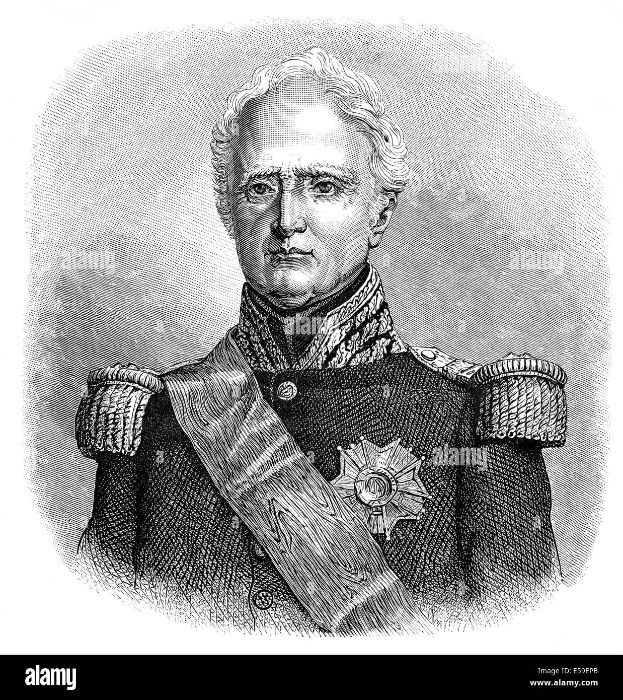 Thomas Robert Bugeaud, Marquis De La Piconnerie, Duc d'Isly, 1784-1849, Marschall von Frankreich und Generalgouverneur von Algerien, Tho Stockfoto