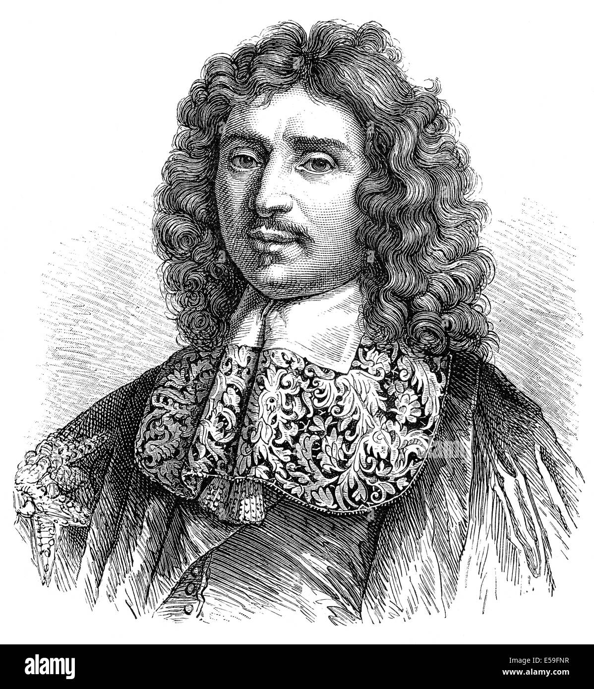 Jean-Baptiste Colbert, Marquis de Seignelay, 1619-1683, französischer Staatsmann und Minister der Finanzen, Begründer des Merkantilismus Stockfoto