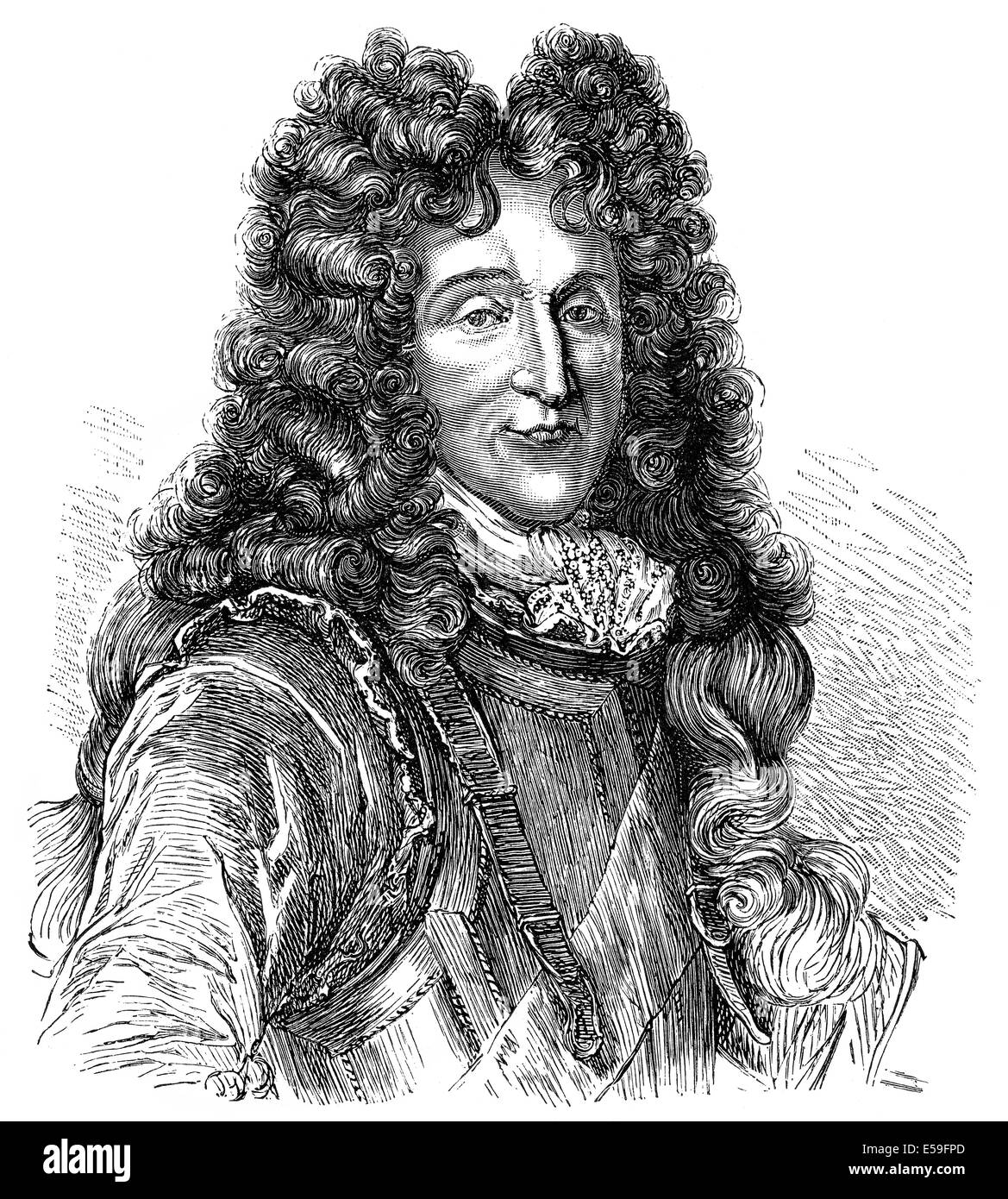 François Henri de Montmorency-Bouteville, Herzog von Piney-Luxemburg, 1628-1695, ein französischer general, Marschall von Frankreich, Stockfoto