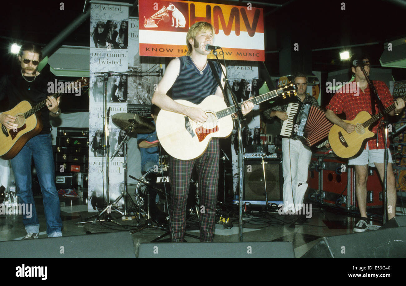 DEL AMITRI UK-Rock-Gruppe über 1990 Stockfoto