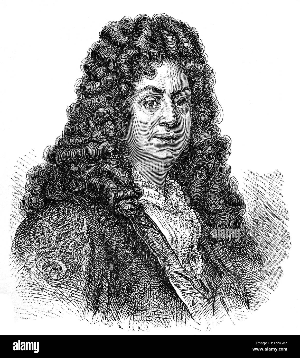 Jean Baptiste Racine, 1639-1699, ein Autor der französischen Klassik, Stockfoto