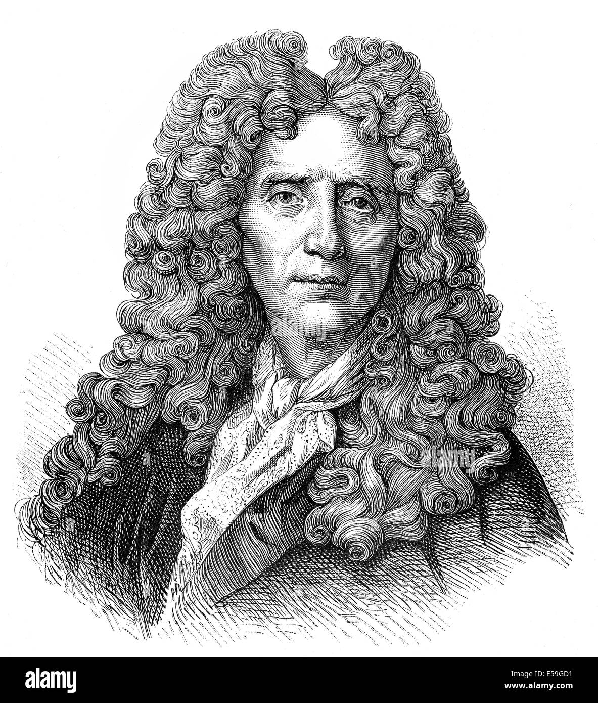 Pierre Mignard, 1612-1695, einem französischen Maler, Stockfoto