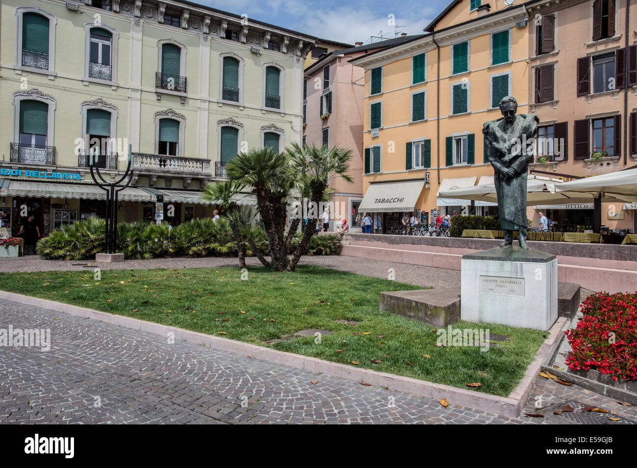 Die Stadt Salo, Gardasee, Italien Stockfoto