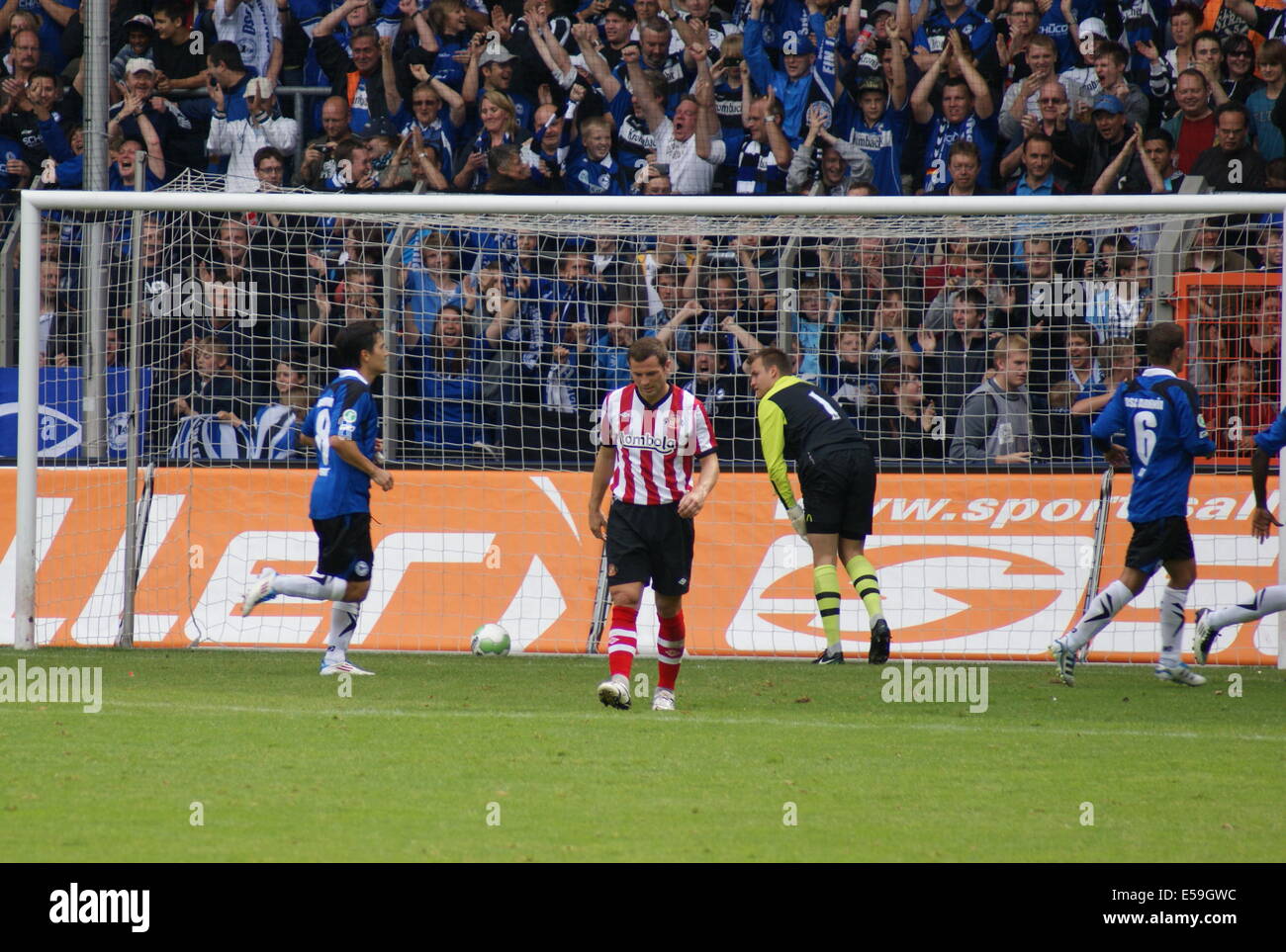 Arminia Bielefeld 1 Sunderland AFC 1 Schüco Arena (Bielefelder Alm) Samstag, 16. Juli 2011 Stockfoto