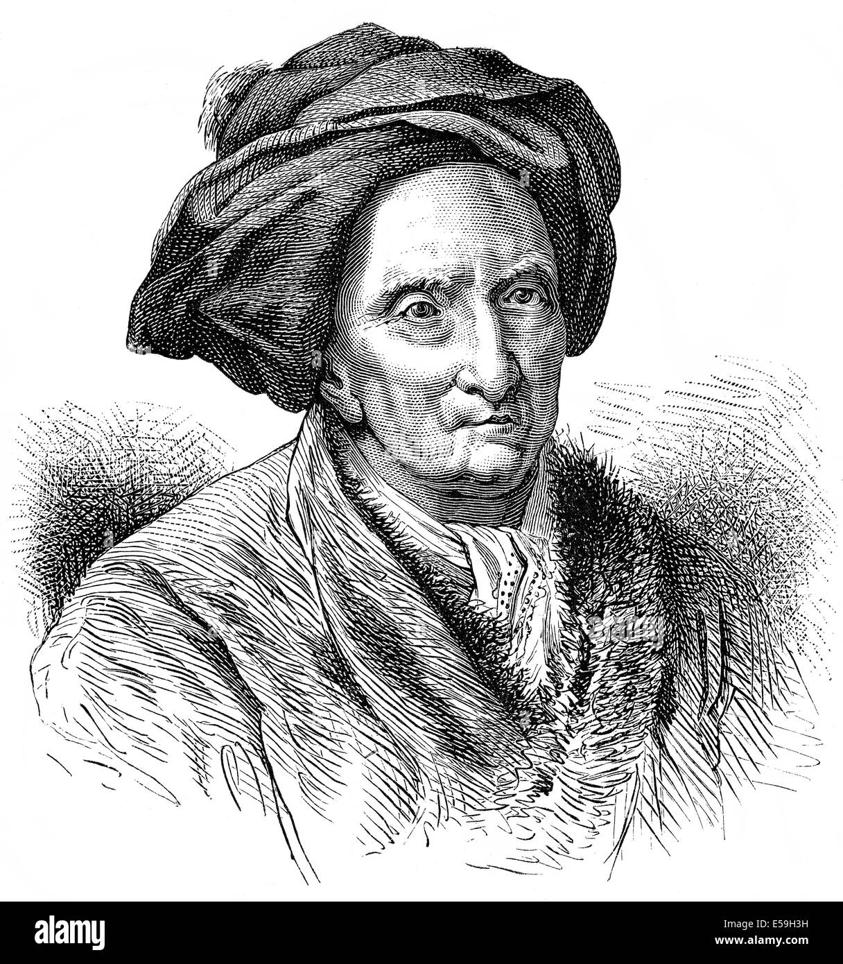 Bernard Le Bovier de Fontenelle, 1657-1757, ein französischer Autor, Stockfoto