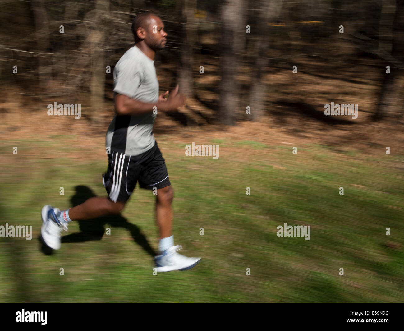 Scuba Diver für Fitness Joggen. Stockfoto