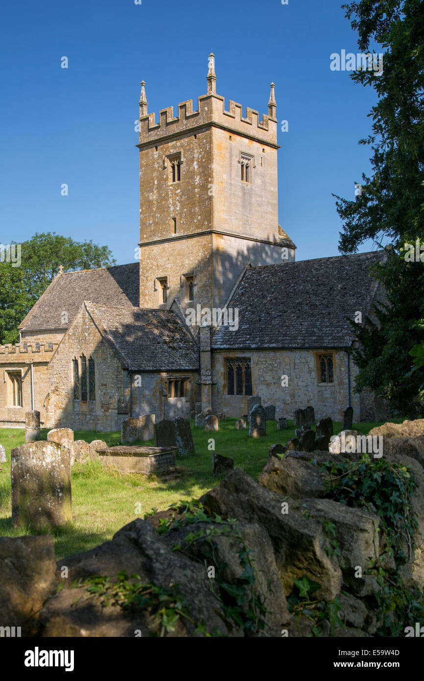 St. Eadburgha Kirche, Broadway, die Cotswolds, Worcestershire, England Stockfoto