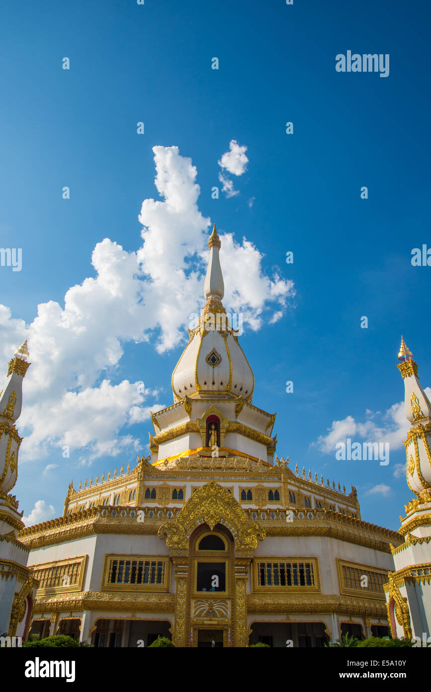 Eine Pagode im Tempel von Thailand. Stockfoto