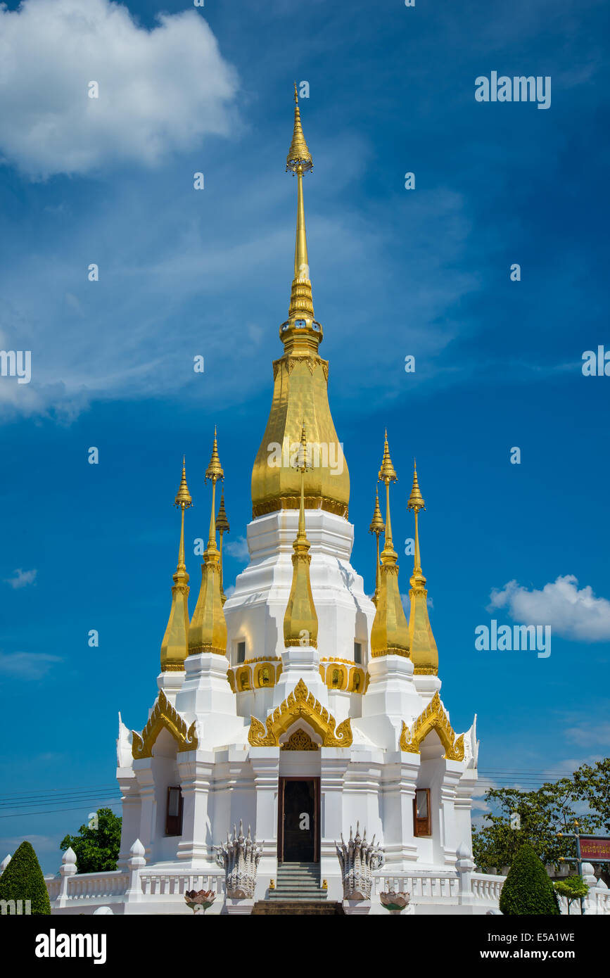 Eine Pagode im Tempel von Thailand. Stockfoto