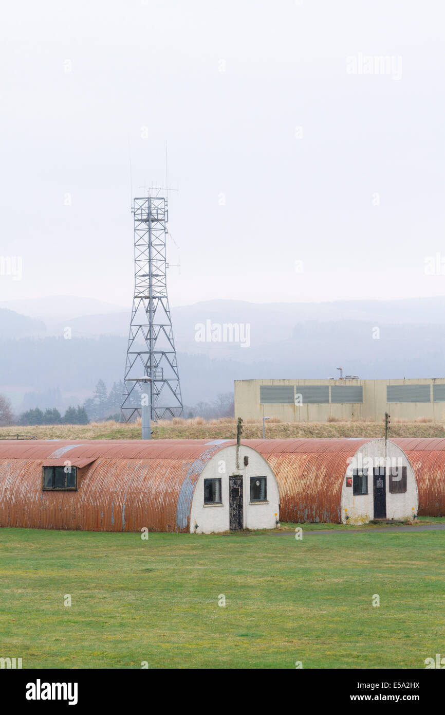 Cultybraggan Kriegsgefangenenlager und Atombunker Stockfoto
