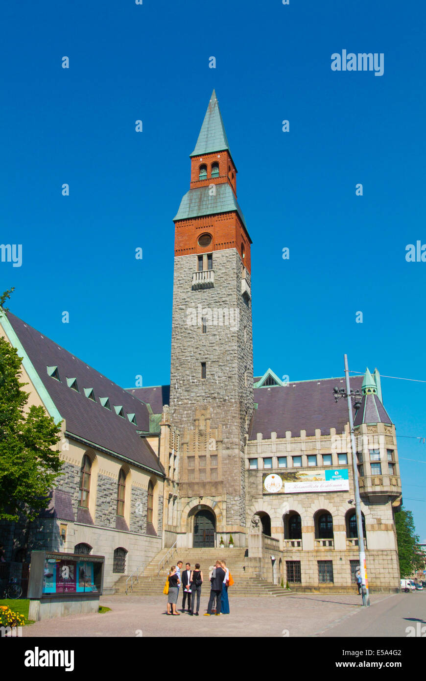 Suomen Kansallismuseo, National Museum of Finnland (1910), Helsinki, Finnland, Europa Stockfoto