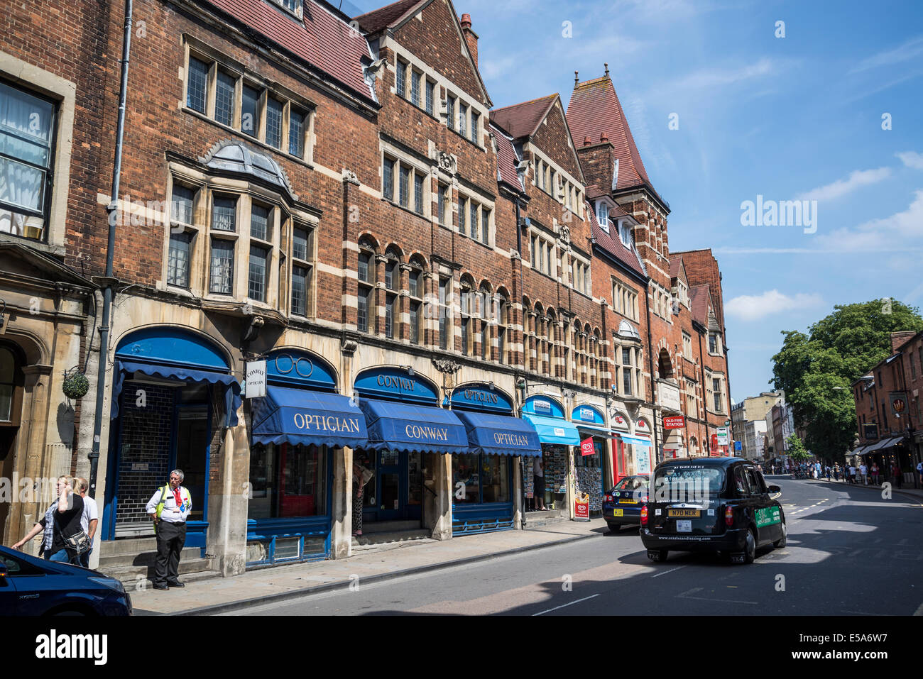 Conway Optiker, George Street, Oxford, Oxfordshire, England, UK Stockfoto