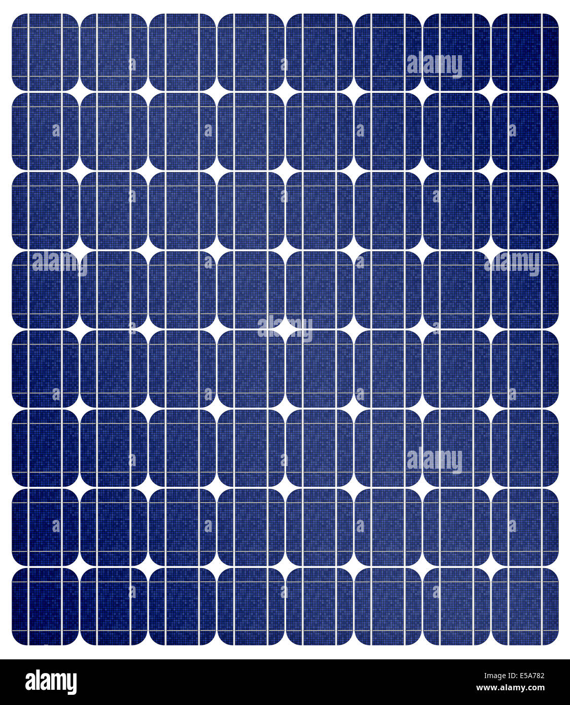 Erneuerbare Energien, Abbildung einer Solarzellenverkleidungen Stockfoto