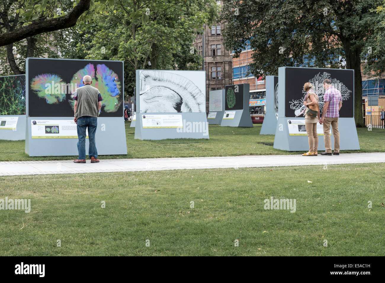 St Andrew Square Gehirn Bilder Freigelände, Edinburgh, Schottland Stockfoto