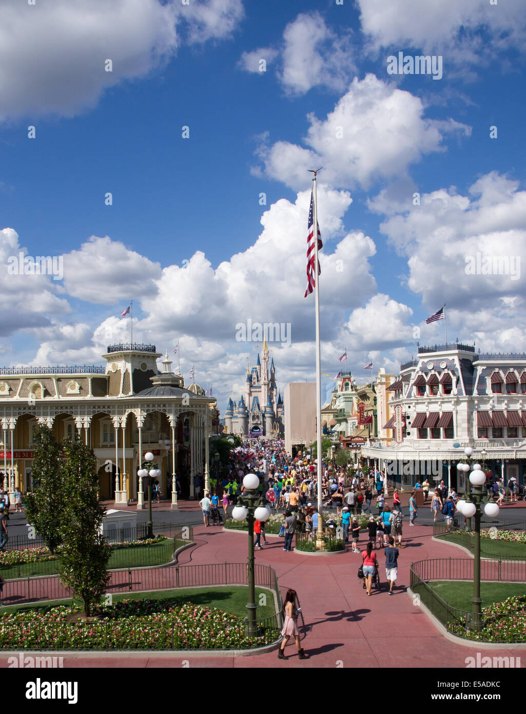 Disneys Magic Kingdom Stockfoto