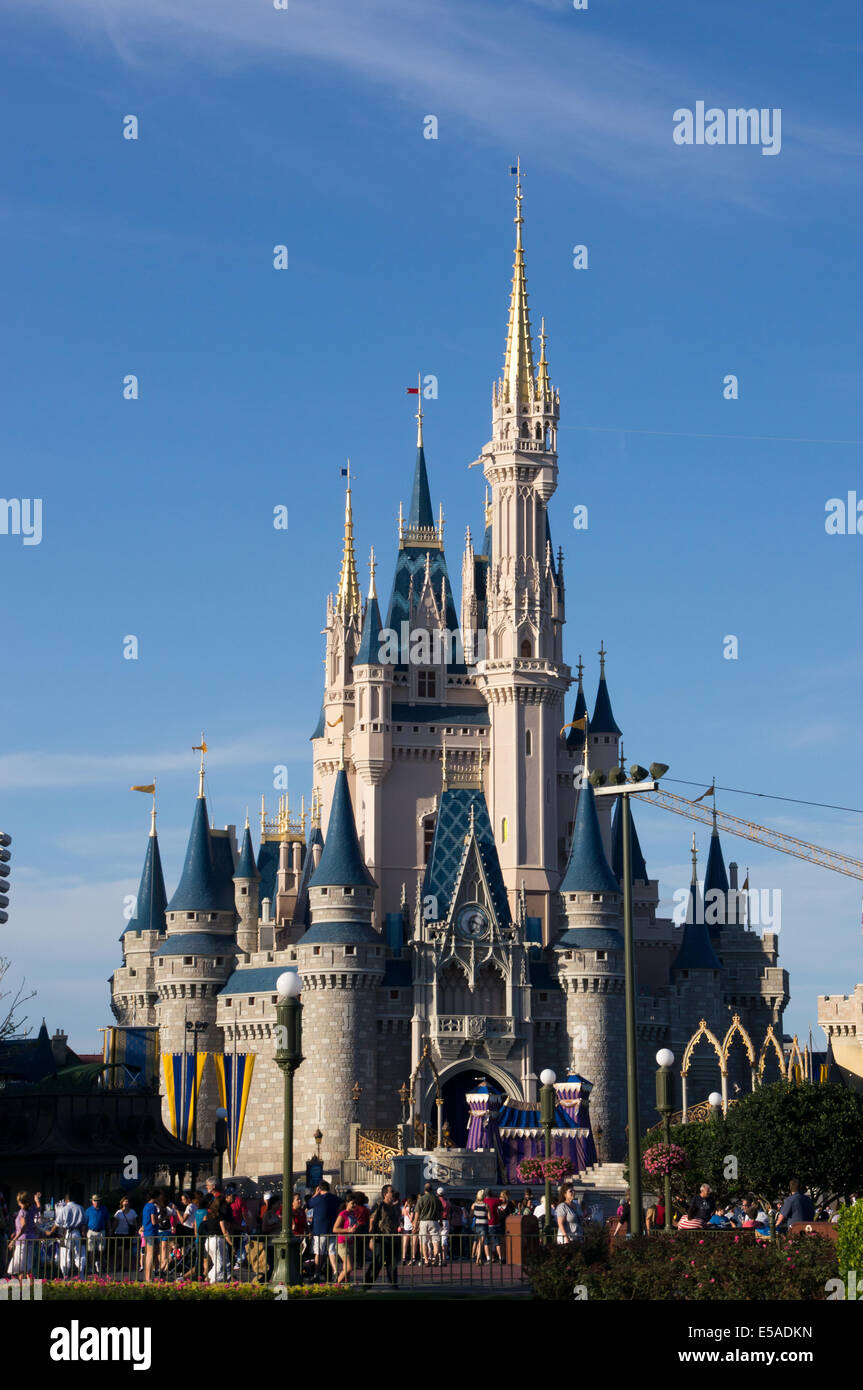 Disneys Magic Kingdom Stockfoto