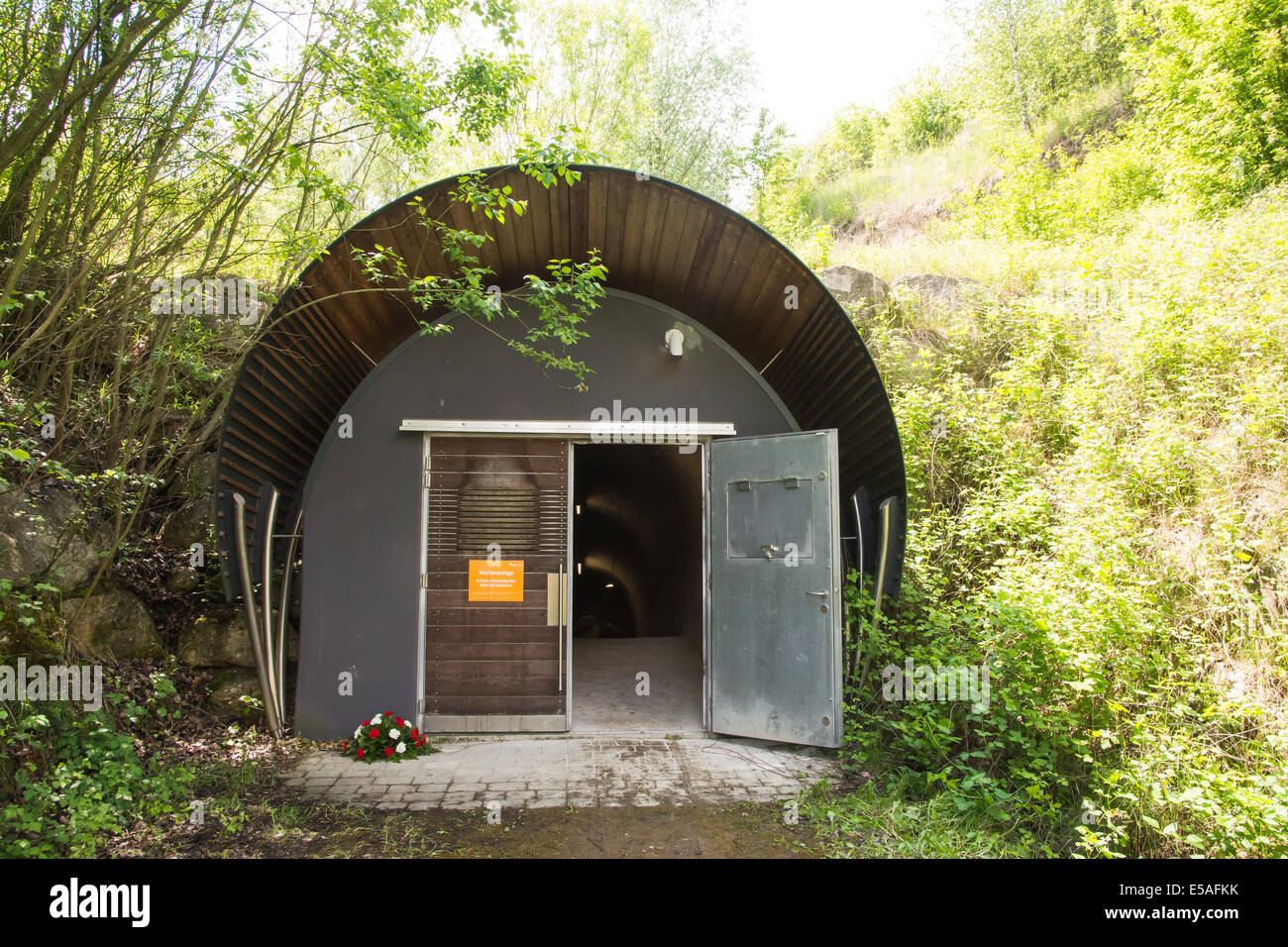 Mauthausen, Österreich10. Mai 2014 Gusen Tunnel sind eine geheime
