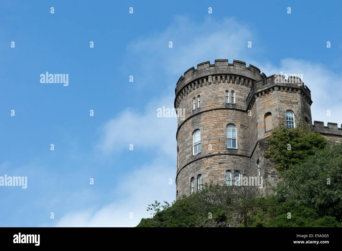 Das Haus des Gouverneurs auf Calton Hill, Edinburgh Stockfoto