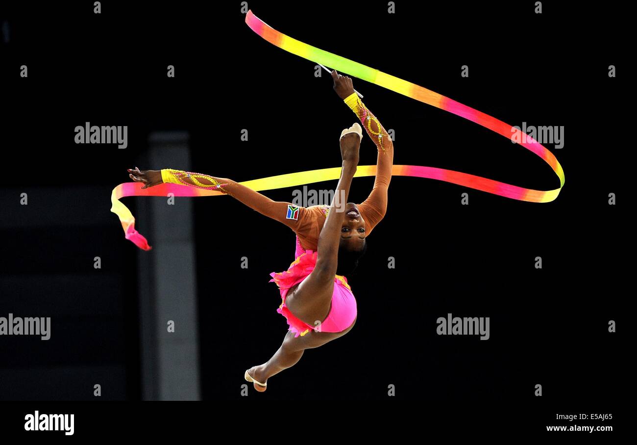 GRACE LEGOTE Süd Afrika SECC HYDRO GLASGOW Schottland 25. Juli 2014 Stockfoto