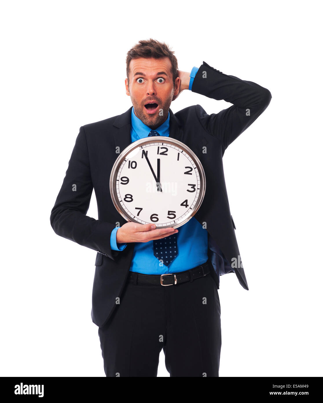 Ich habe nur fünf Minuten! Debica, Polen Stockfoto