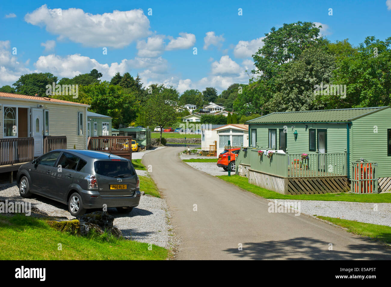 Ferienhaus am langen Asche, Threshfield, Yorkshire Dales National Park, North Yorkshire, England UK Stockfoto