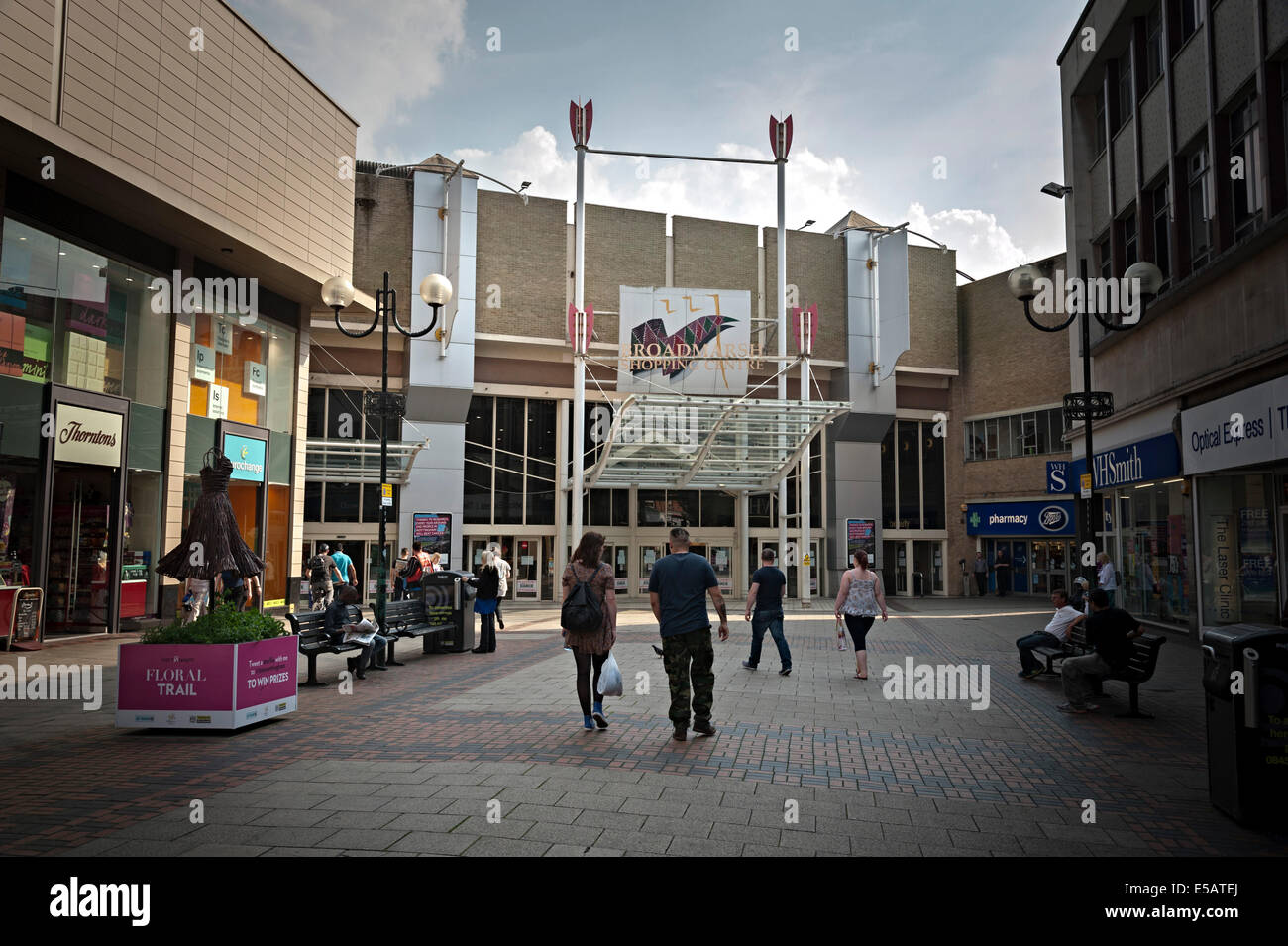 Broadmarsh Einkaufszentrum Nottingham Stockfoto