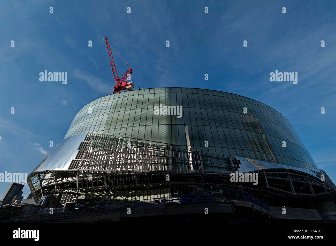 Birmingham neue Straße Aufbau und Regeneration Bahnhof und grand central Shopping centre Stockfoto