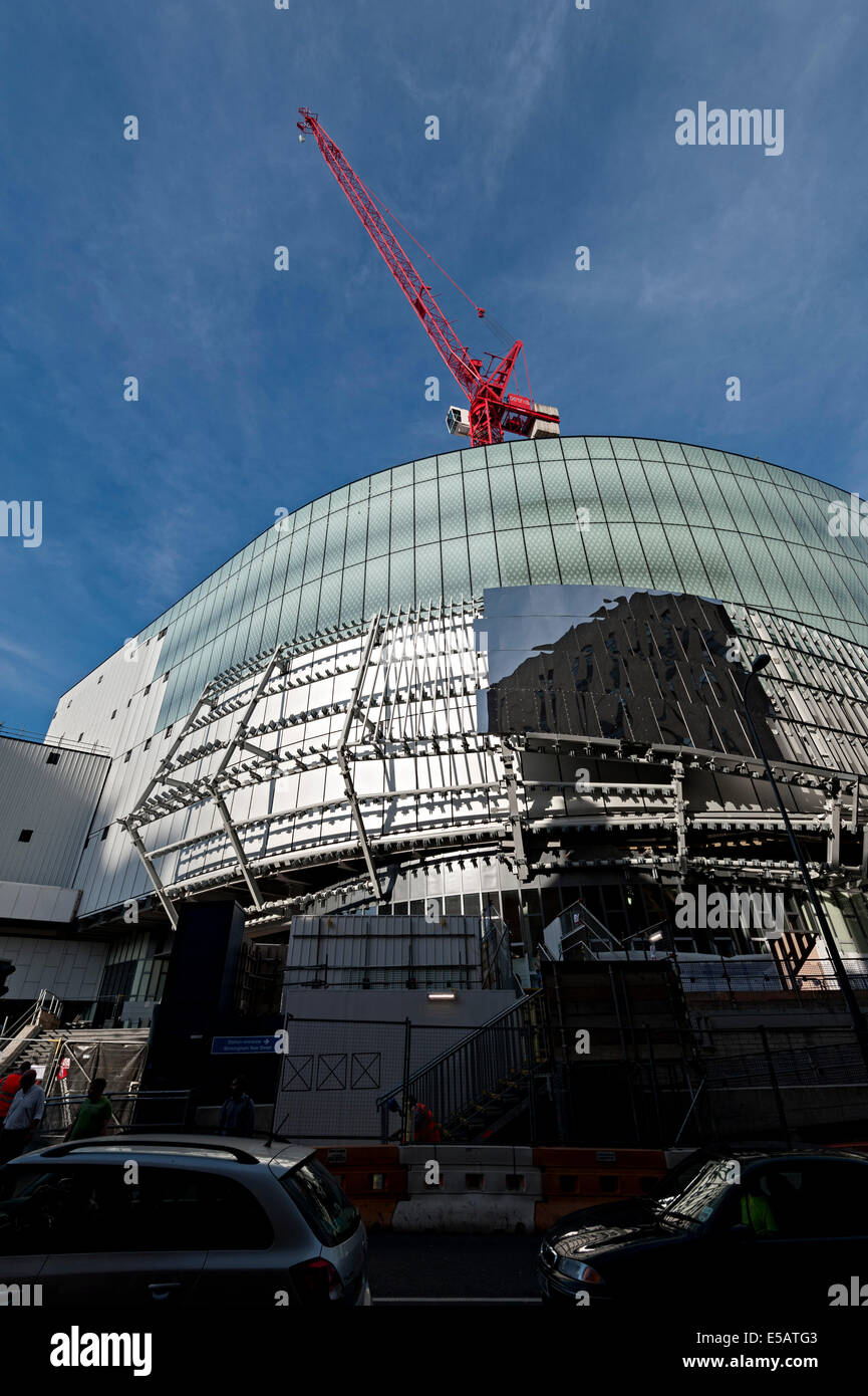 Birmingham neue Straße Aufbau und Regeneration Bahnhof und grand central Shopping centre Stockfoto