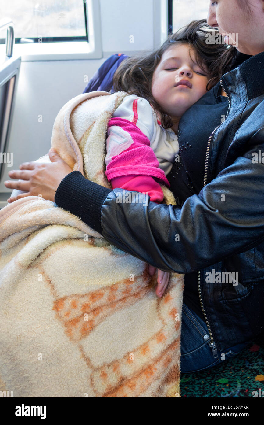 Los Angeles California, LA County Metro Rail, Green Line, Bahn, U-Bahn, Zug, öffentlicher Nahverkehr, Zug, Inneneinrichtung, Sitzgelegenheit, Sitzplatz, Stockfoto