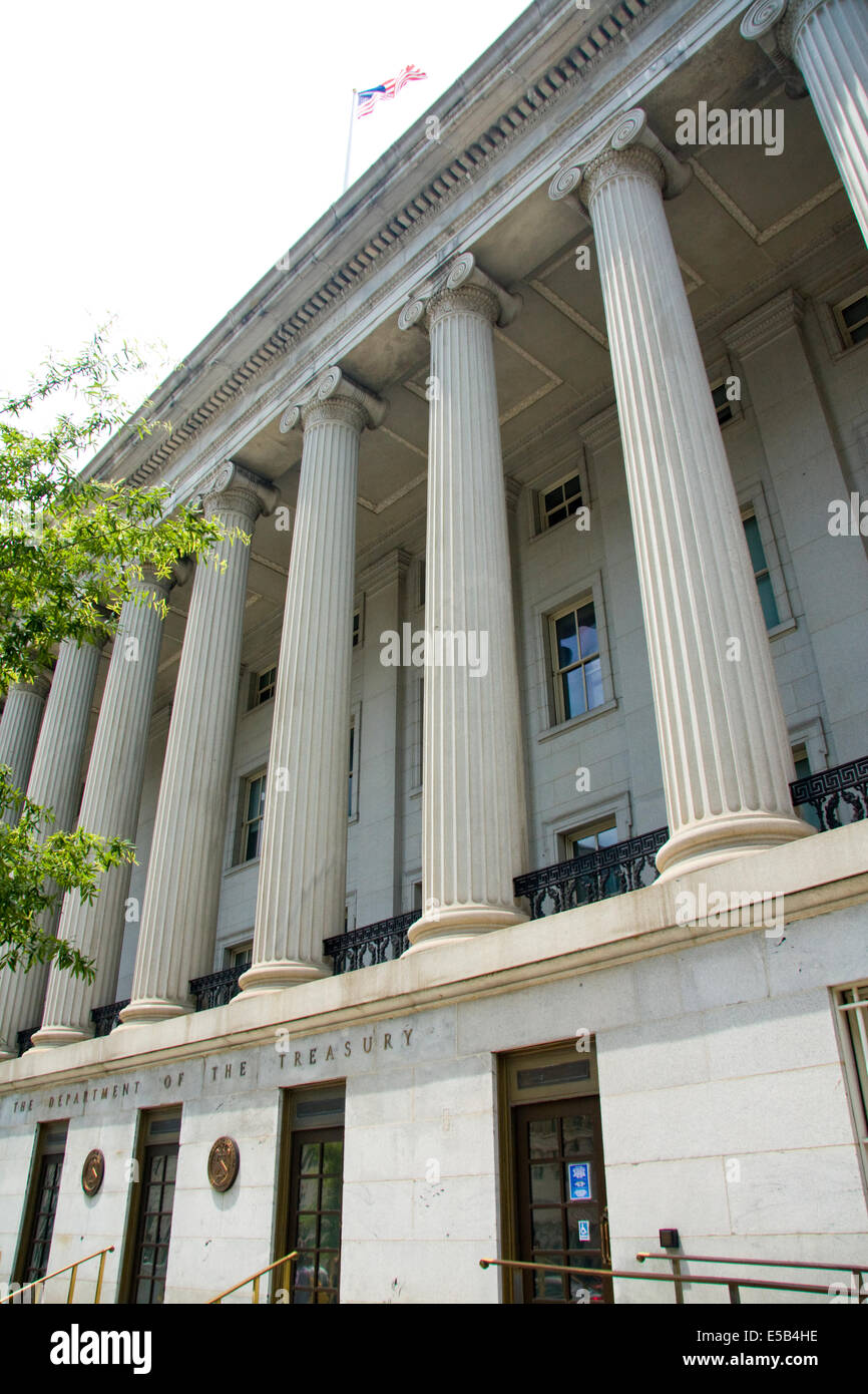 Treasury Department, Washington DC Stockfoto