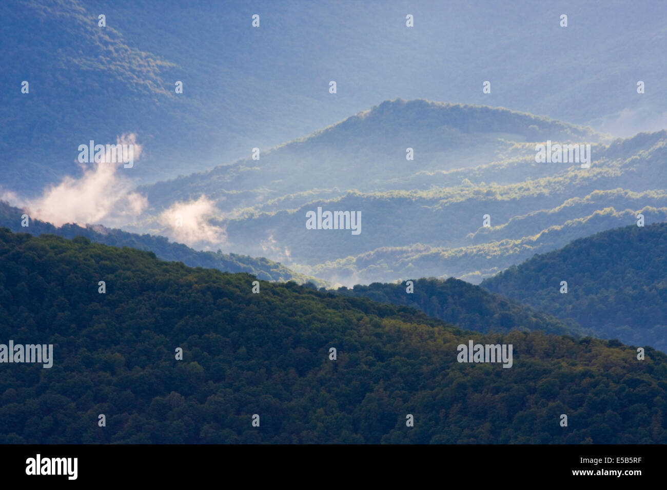 Von Snowshoe Mountain, West Virginia Stockfoto