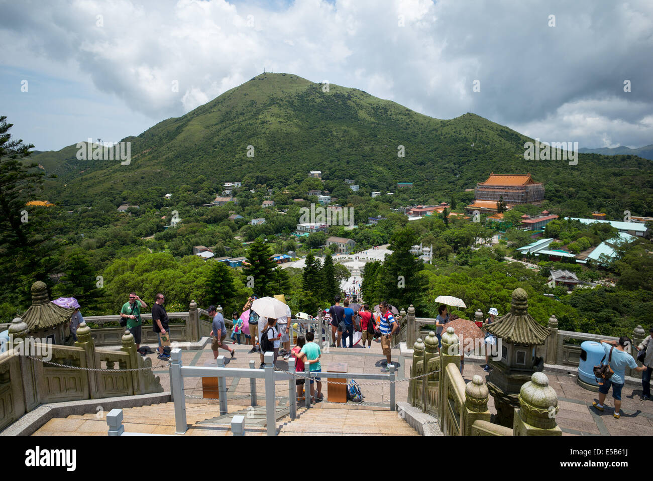 Die Big Budda auf Lantau Island Stockfoto