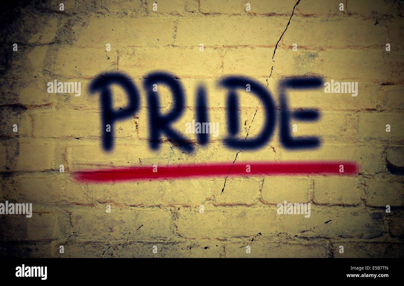 Stolz-Konzept Stockfoto