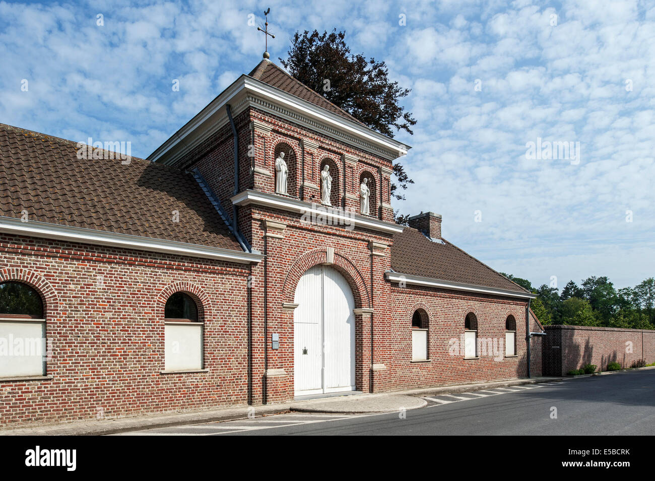 Sint-Sixtusabdij / Abtei St. Sixtus Westvleteren und Brauerei der besten Biere der Welt, West-Flandern, Belgien Stockfoto