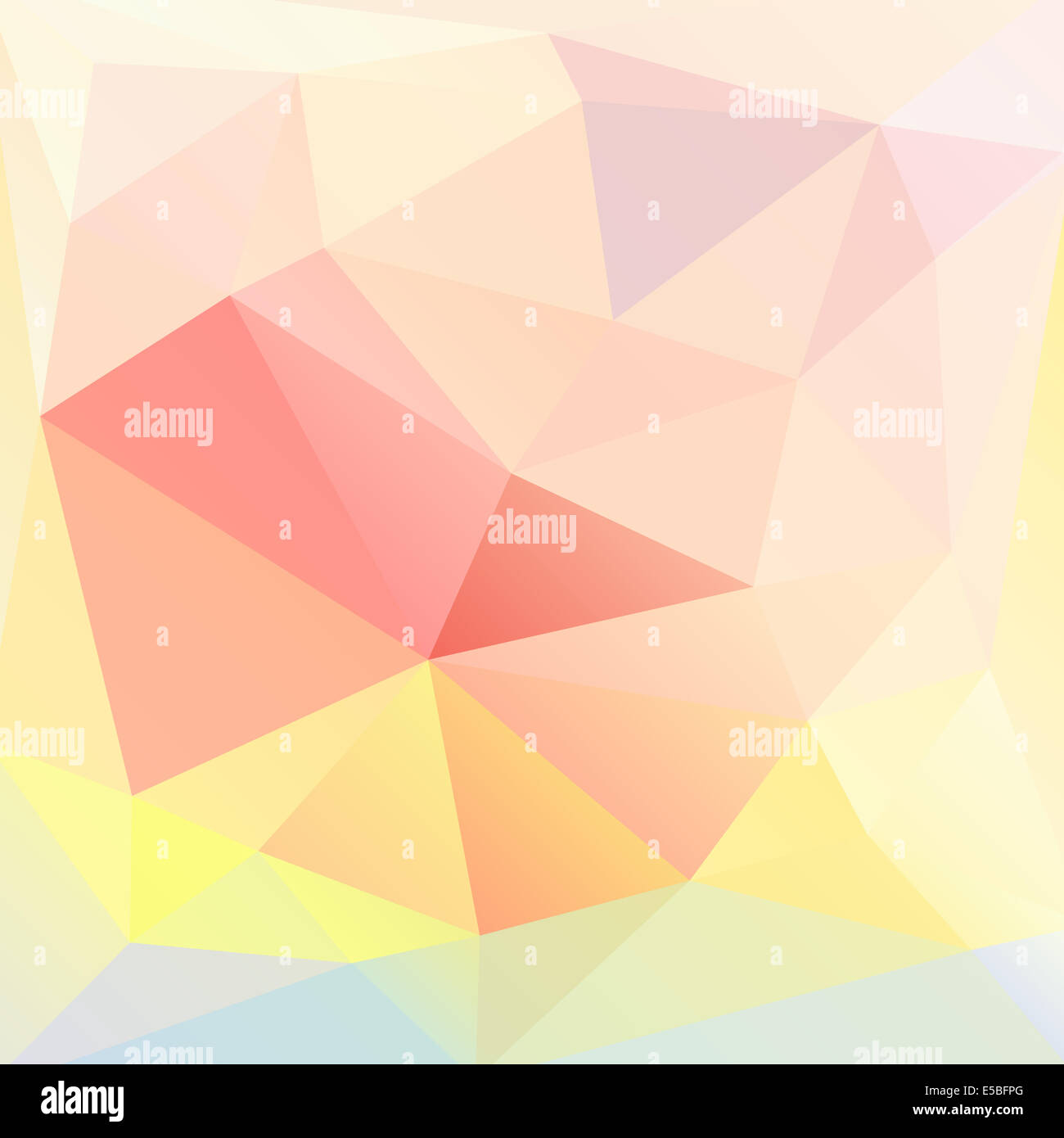 Zusammenfassung Hintergrund der farbigen Dreiecke Volumen Stockfoto