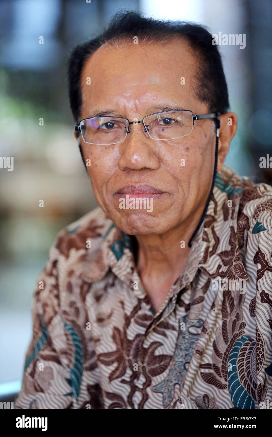 Theophilus Bela, Generalsekretär des indonesischen katholischen Komitees für Frieden und Religionsfreiheit, Jakarta, Indonesien Stockfoto