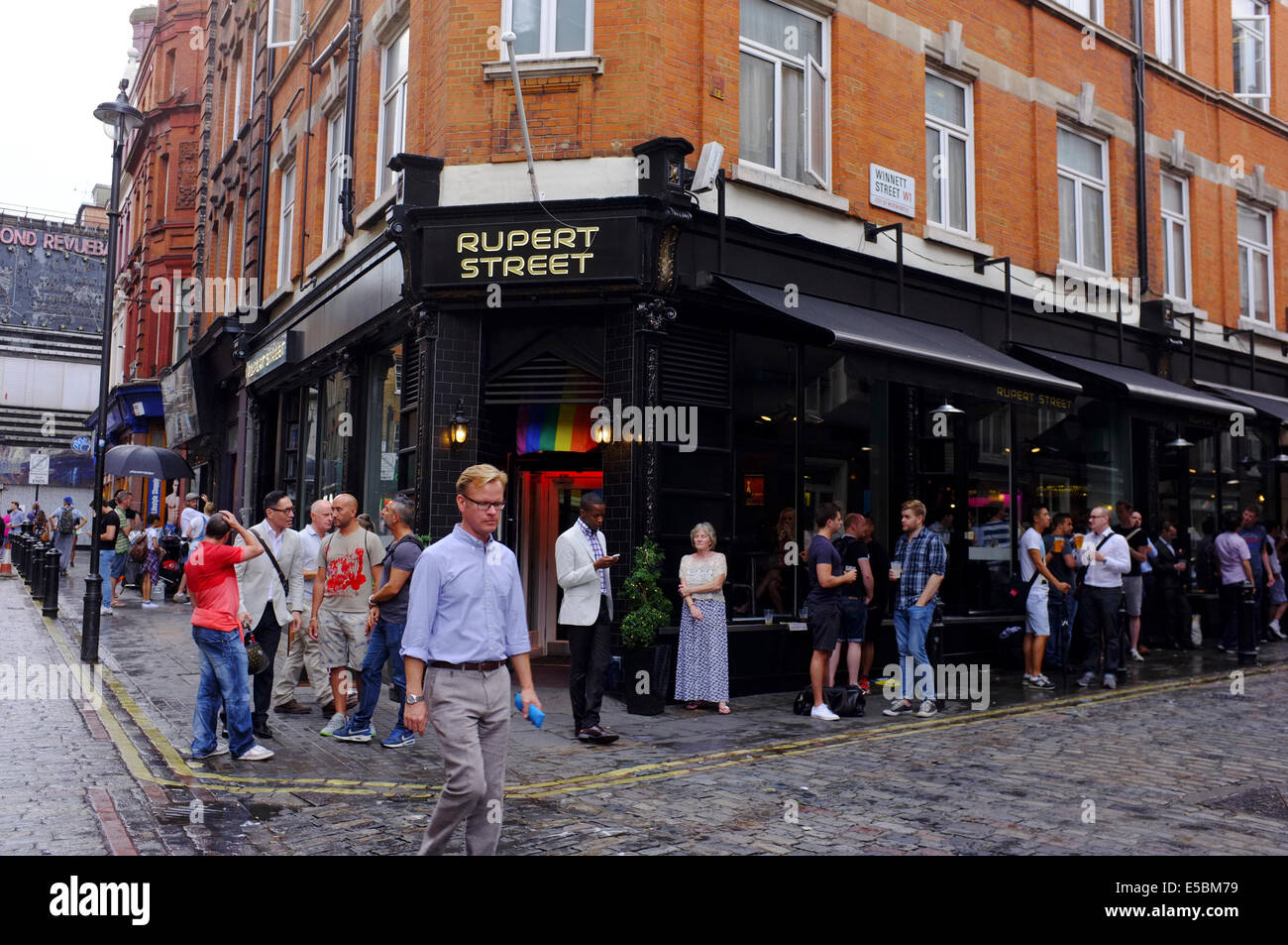 Rupert Street Bar in Soho, London Stockfoto