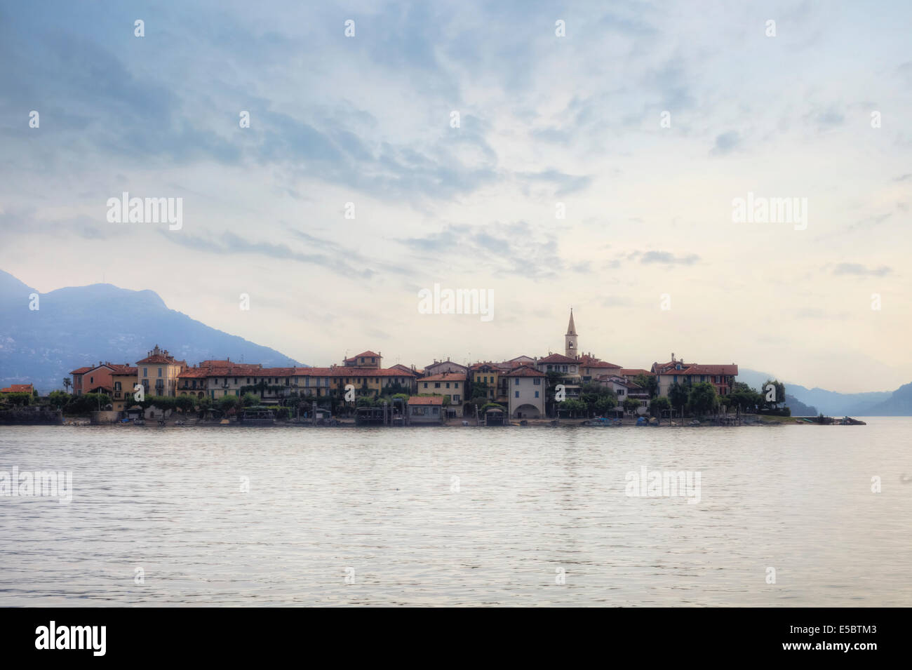 Isola dei Pescatori, Borromäischen Inseln Lago Maggiore, Piemont, Italien Stockfoto