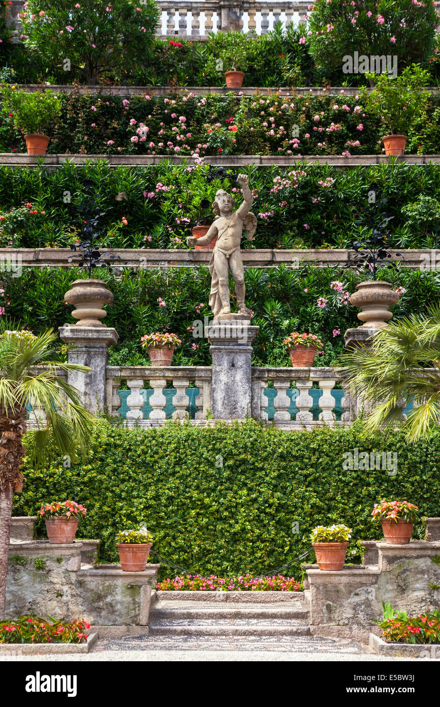 Isola Bella; Borromäischen Inseln; Lago Maggiore; Piemont; Italien Stockfoto