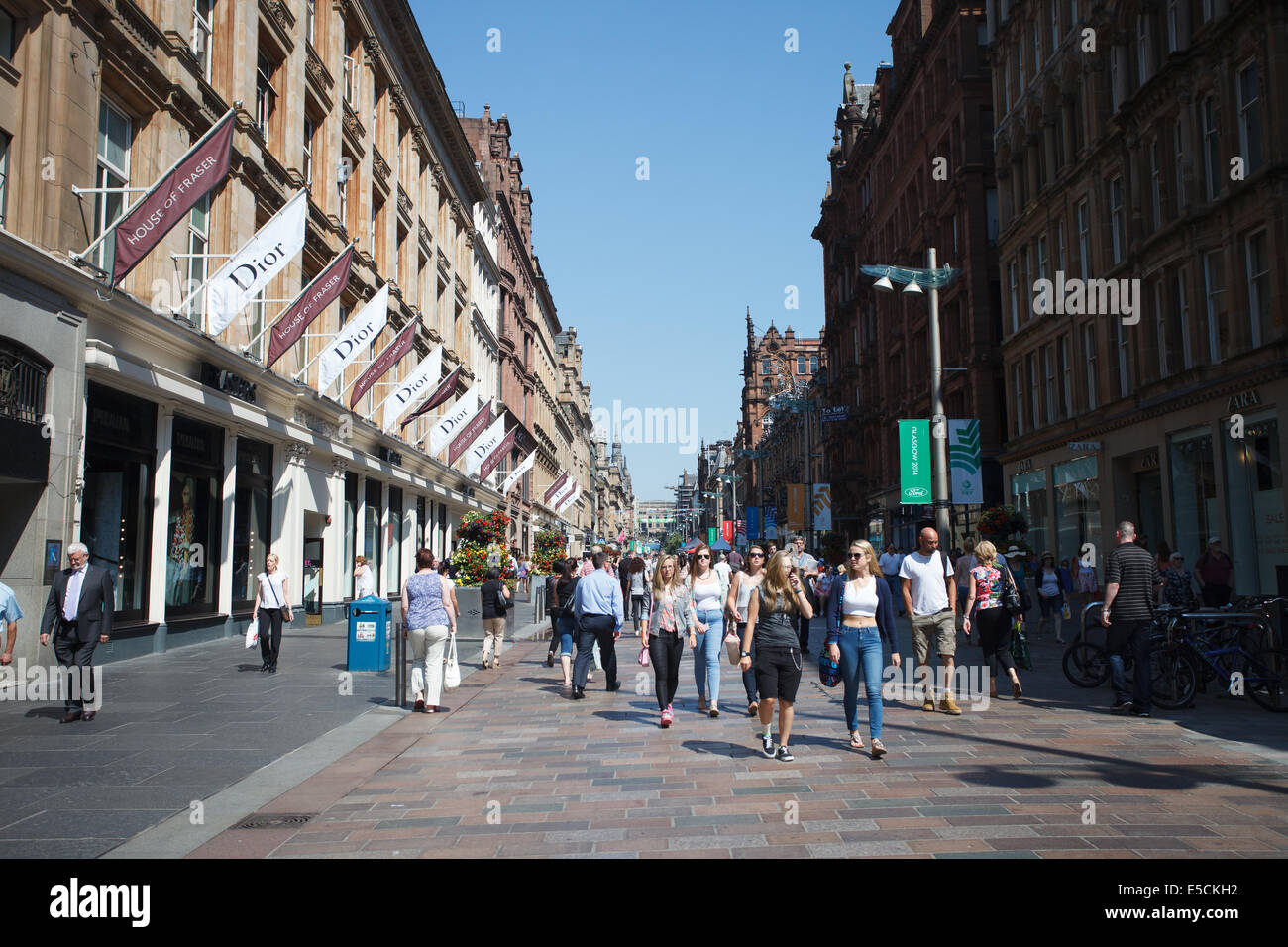 City of Glasgow Commonwealth-Spiele 2014 Stockfoto