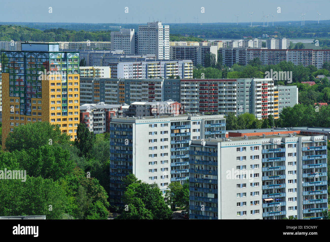 PlattenbauSiedlung, Marzahn, Berlin, Deutschland Stockfotografie Alamy
