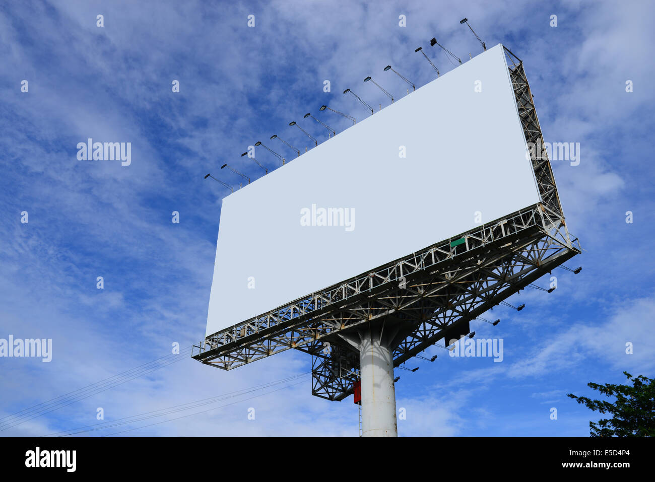 leere billboard Stockfoto