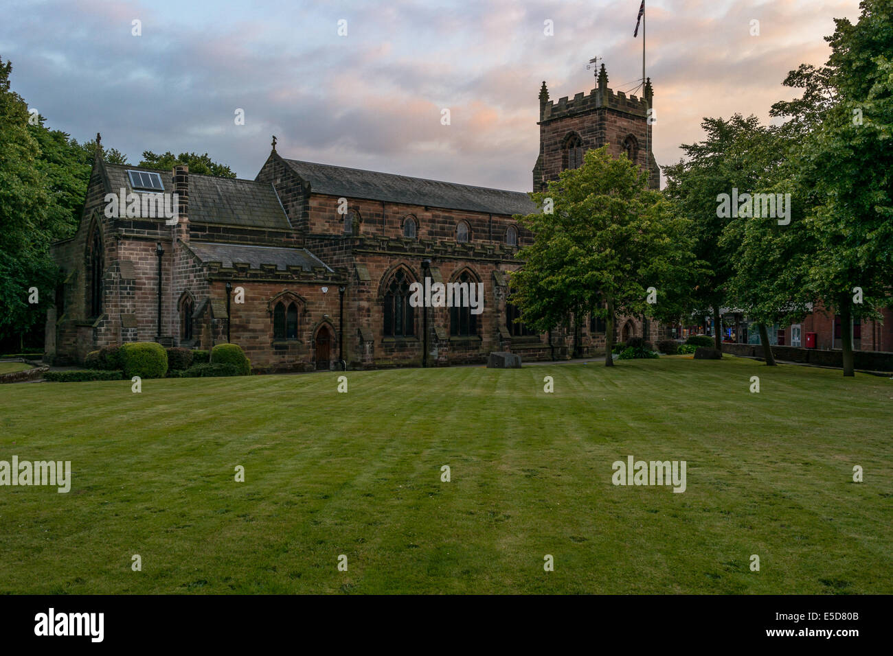 Lukas Kirche in Cannock, Staffordshire, UK Stockfoto