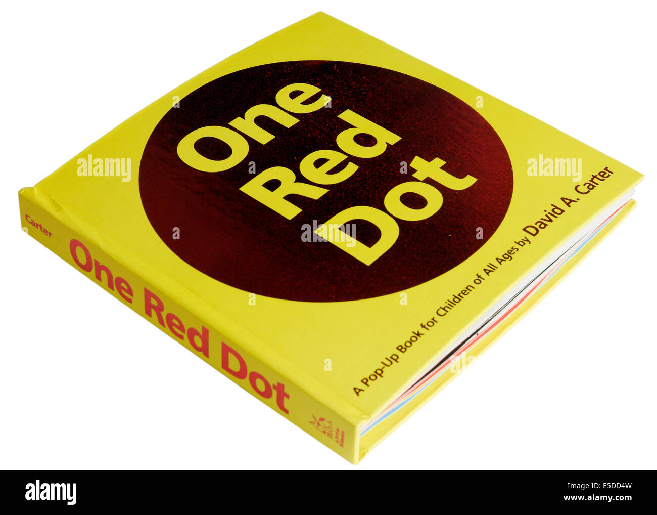 Ein Red Dot Pop-up-Buch von David Carter Stockfoto