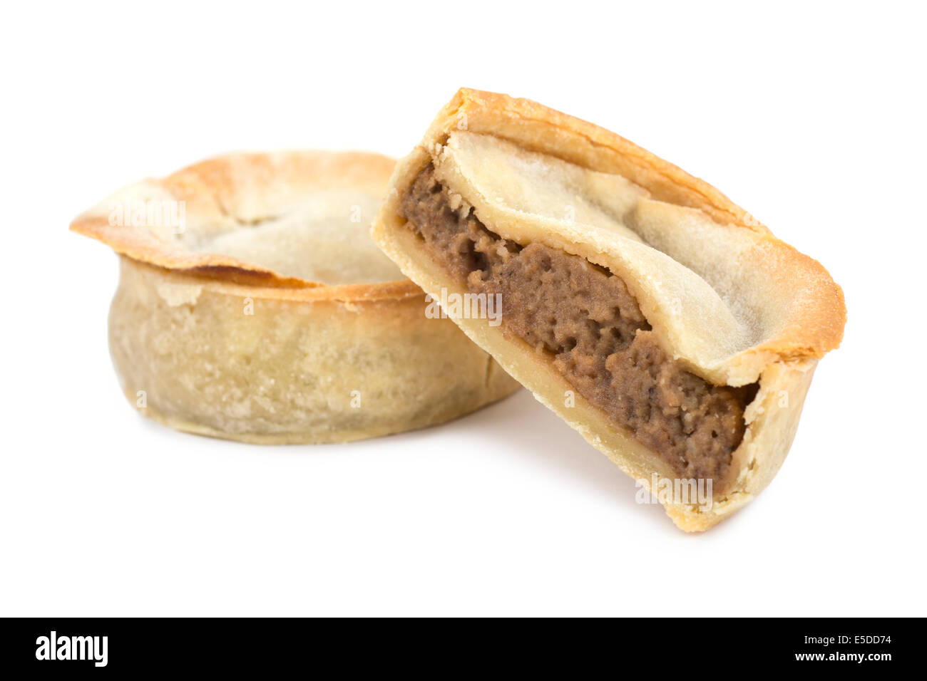 Rindfleisch Pie Shop gekauft schottischen Stil Beef Pie Stockfoto